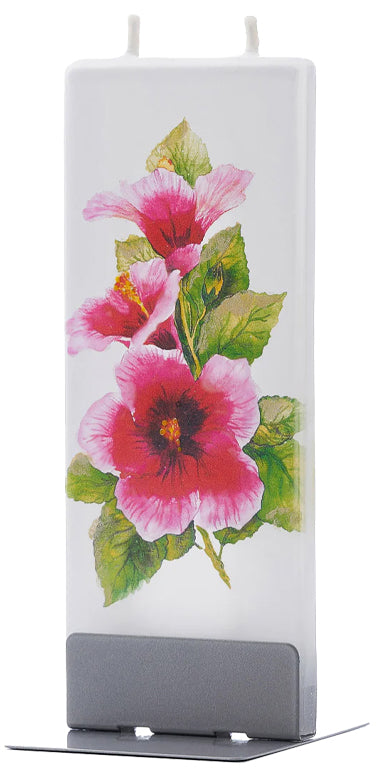 Candela decorativa FLATYZ Fiori di ibisco