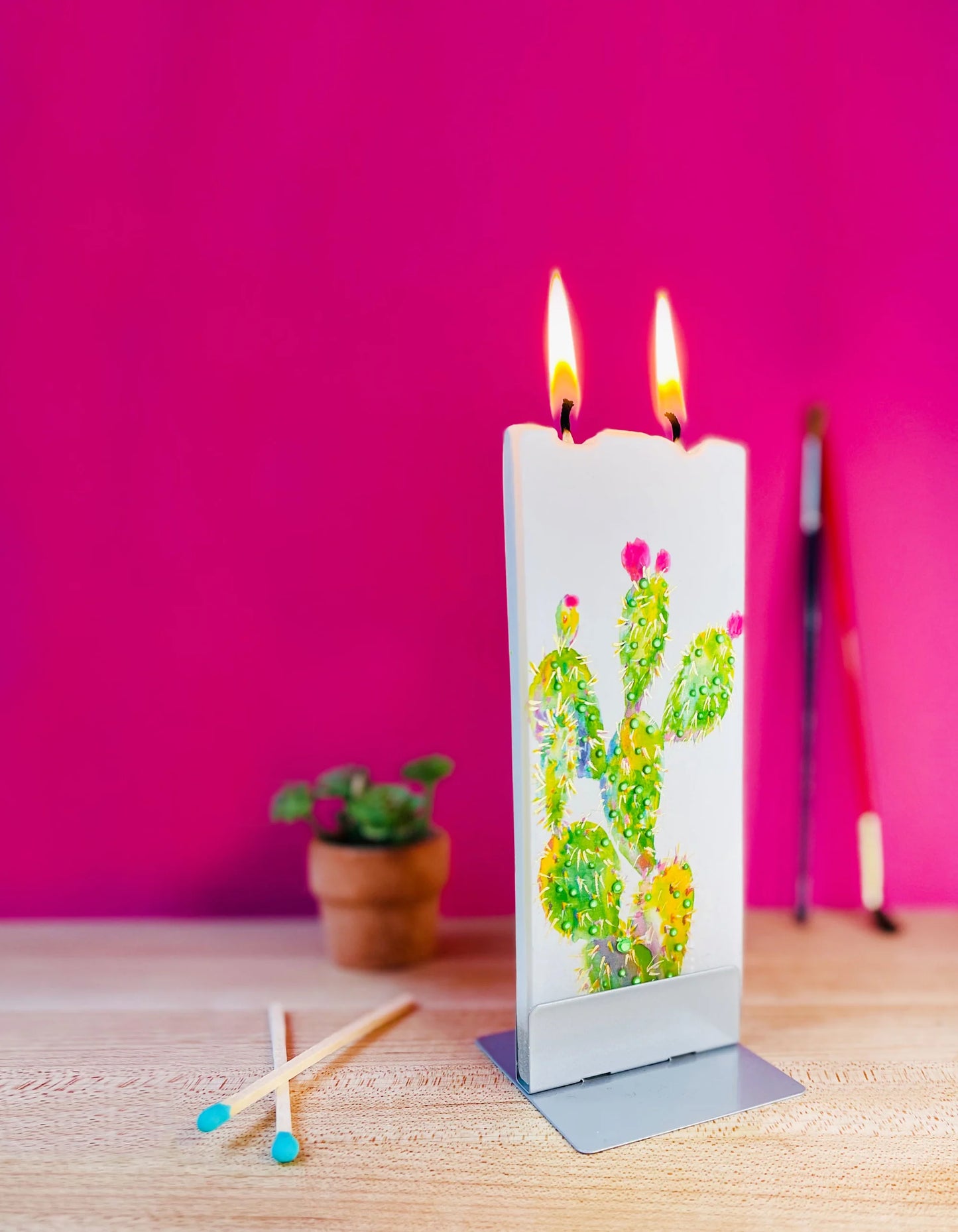 Candela decorativa FLATYZ Cactus