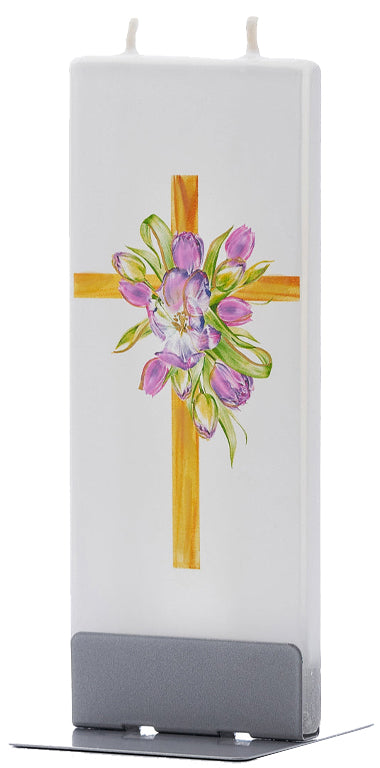 Candela decorativa FLATYZ Tulipani sulla croce