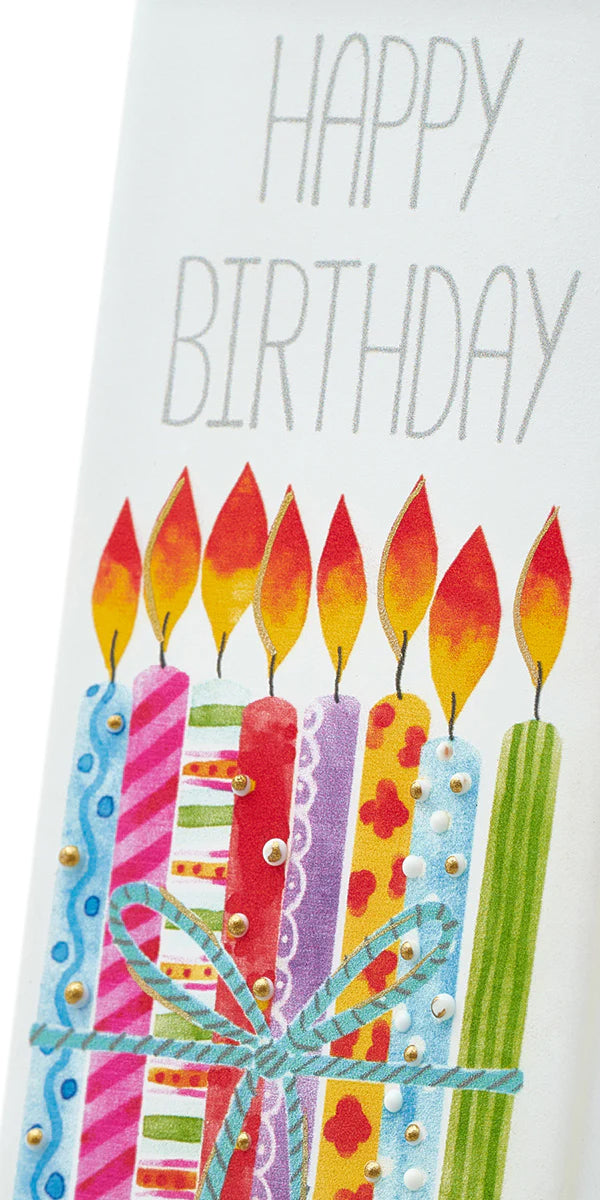 Candela piatta Candele di buon compleanno