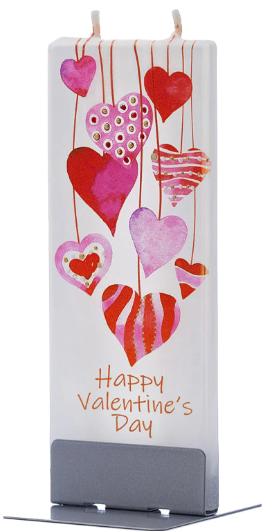 candela cuori di San Valentino