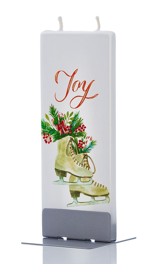 Candela decorativa FLATYZ Pattini della Gioia