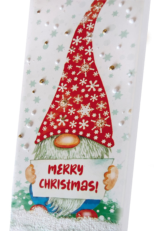 Fröhlicher Weihnachtskranz mit Beeren