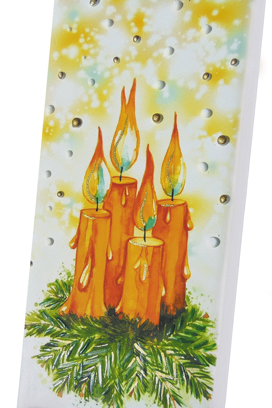Weihnachtsbaum, grün und weiß