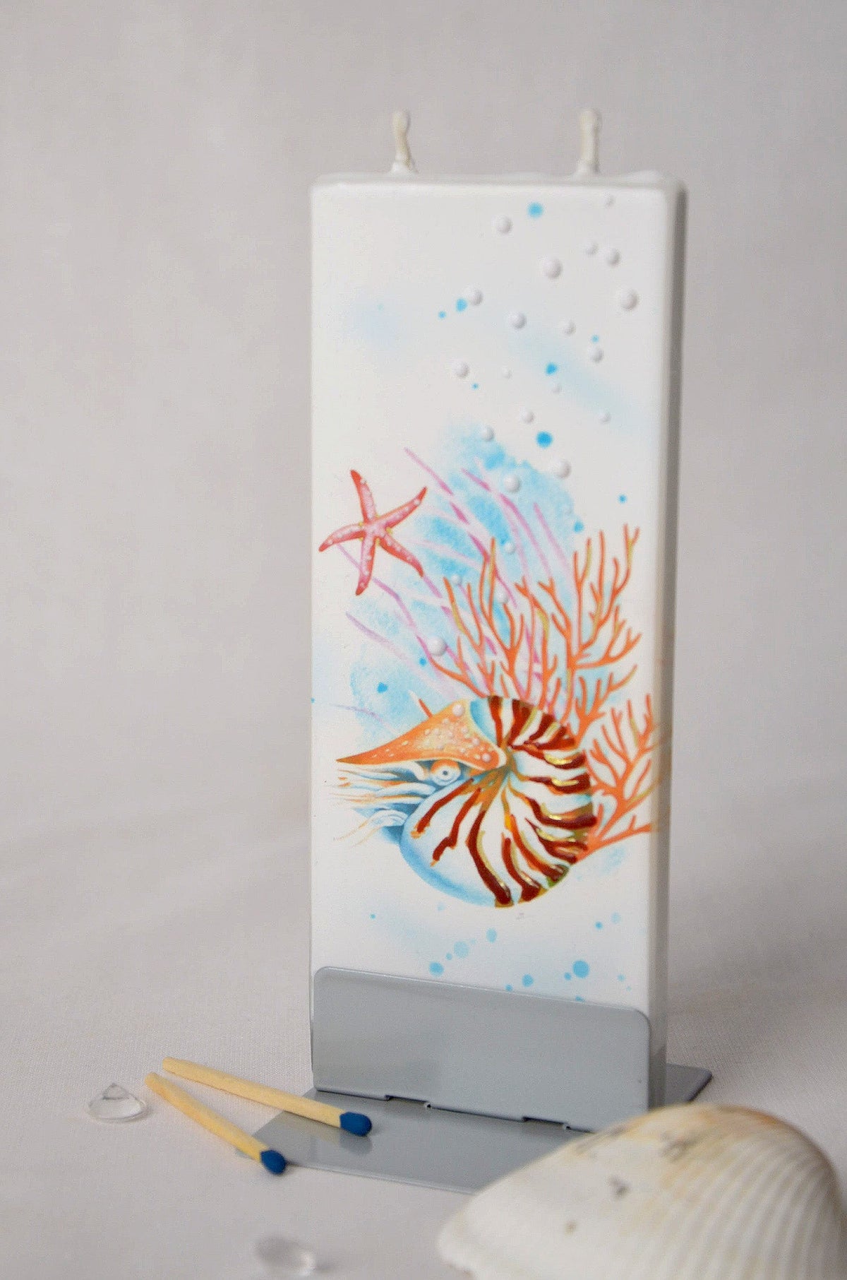 Mare con stella marina e corallo