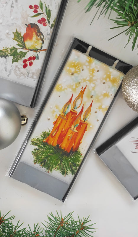 Weihnachtsbaum, grün und weiß
