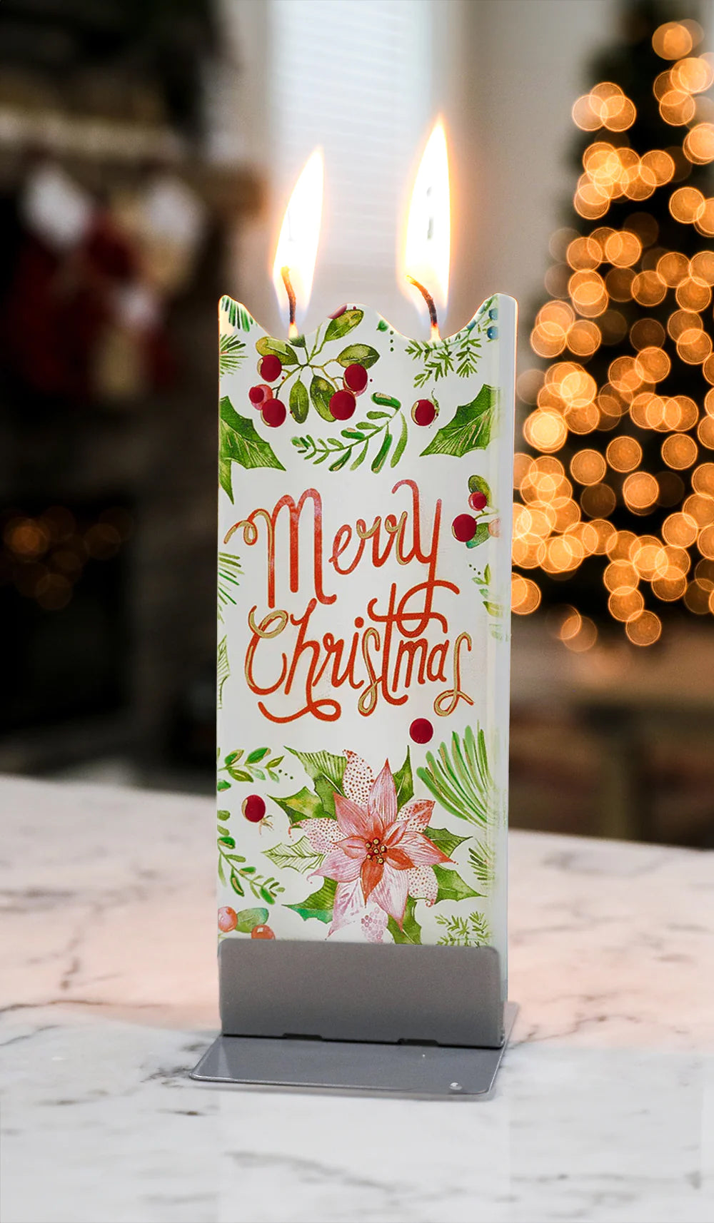 Frohe Weihnachten mit Weihnachtssternen