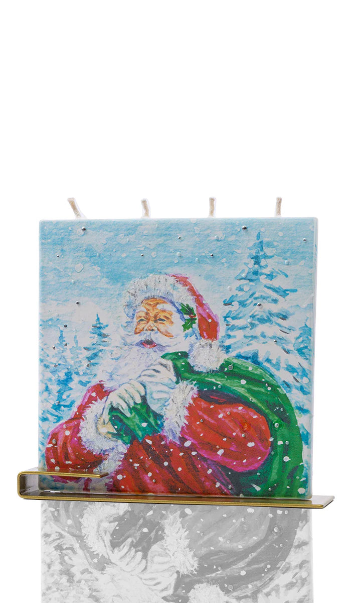 Der Weihnachtsmann mit einem Sack voller Geschenke