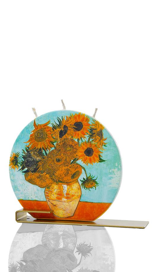 Vincent van Gogh – Girasoli su sfondo blu, 1988