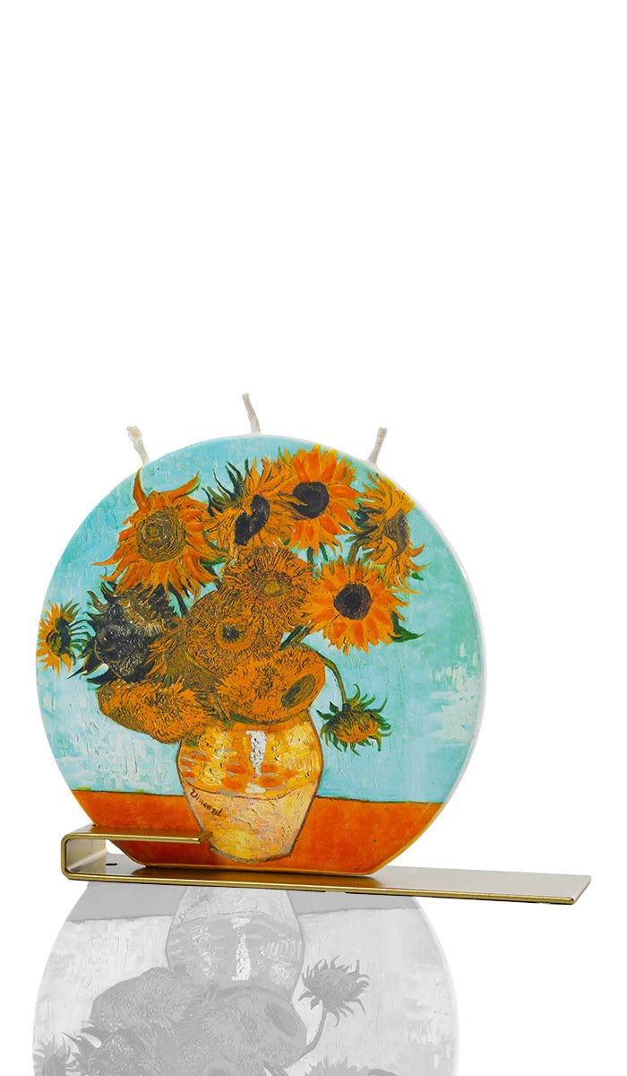 Vincent van Gogh – Sonnenblumen auf blauem Grund, 1988