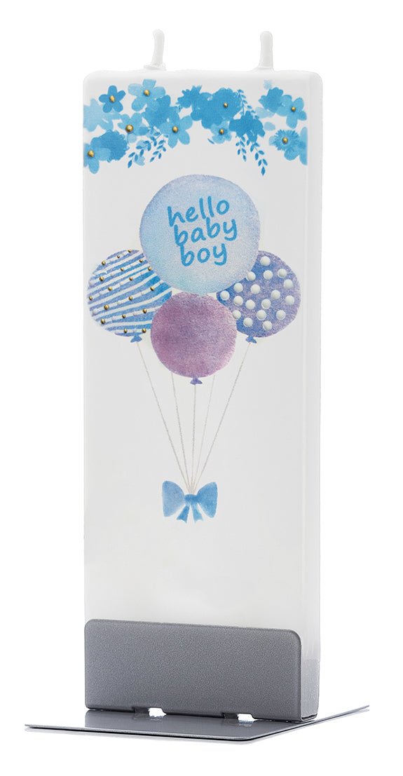 Candela nascita bambino Benvenuto piccino - Flatyz IT