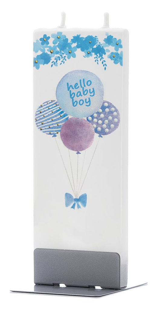 Candela nascita bambino Benvenuto piccino - Flatyz IT