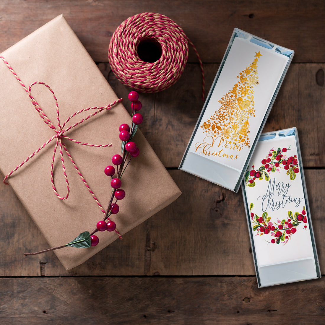 Decorazioni di Natale - 2 palline colorate