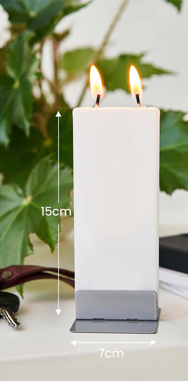 Candela artigianale Magnolia - Eleganza Primaverile