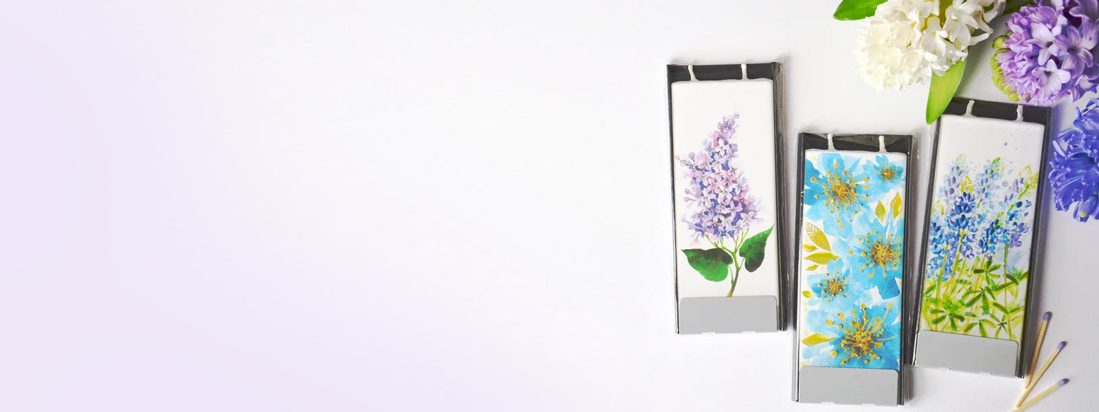 2 candele estetiche a forma di U, candele minimaliste a forma di