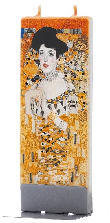 Candela decorativa FLATYZ Klimt - Adele - Donna in oro
