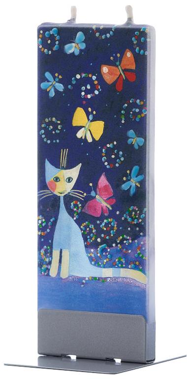 Gatto tra le farfalle