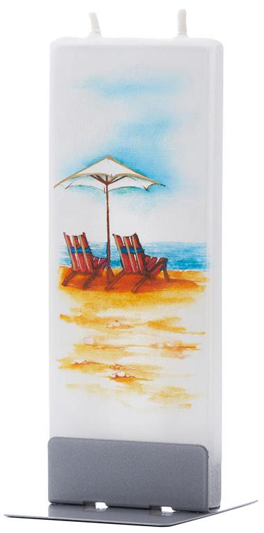 Due sedie e ombrellone