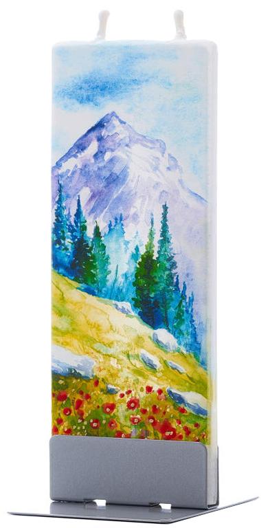 Candela decorativa FLATYZ Paesaggio di montagna