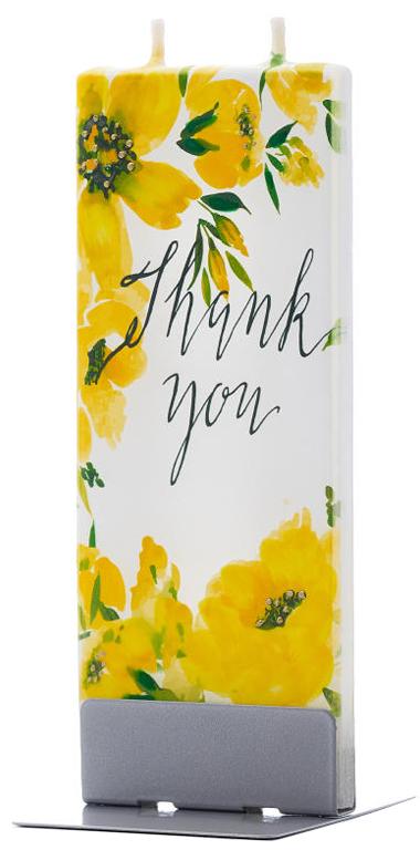 Grazie, stampa floreale gialla