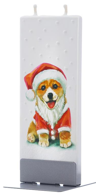 Weihnachtsmann-Hund