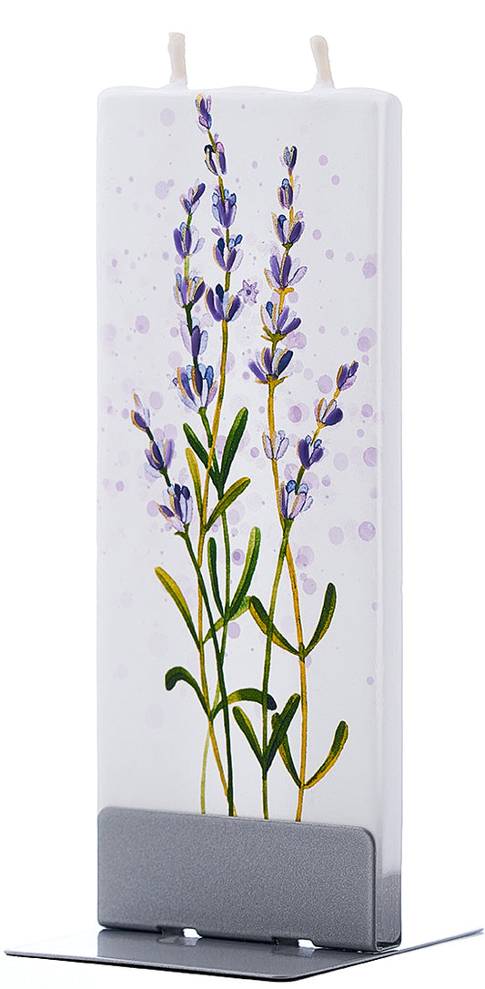 Candela decorativa FLATYZ Fiori di lavanda