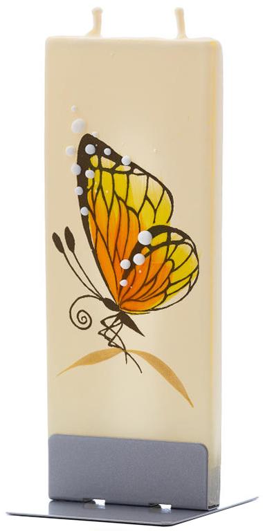 Candela decorativa FLATYZ Farfalla gialla
